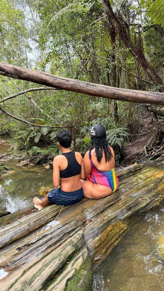 Rio na mata em São Thomé das Letras
