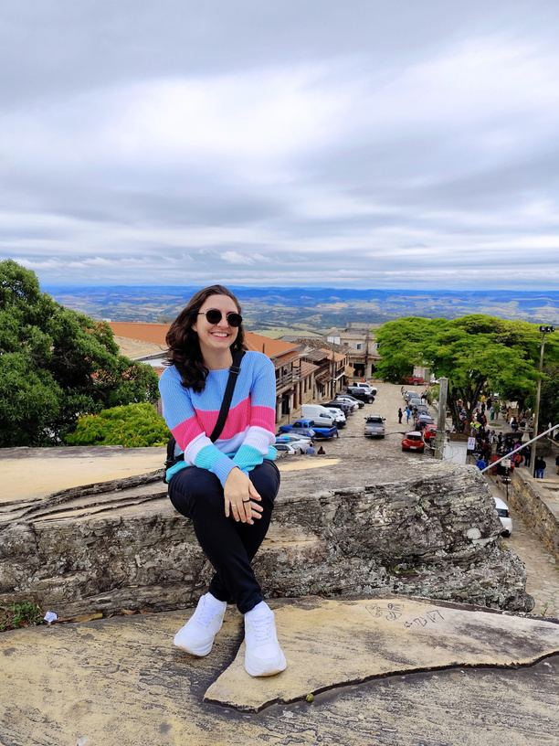 Viajante no mirante de São Thomé